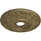 Ekena Millwork Valletta Ceiling Medallion (Canopies up to 3 1/2"), 18"OD x 3 1/2"ID x 1"P, Mississippi Mud Crackle CM18VLMMC - alternate 3